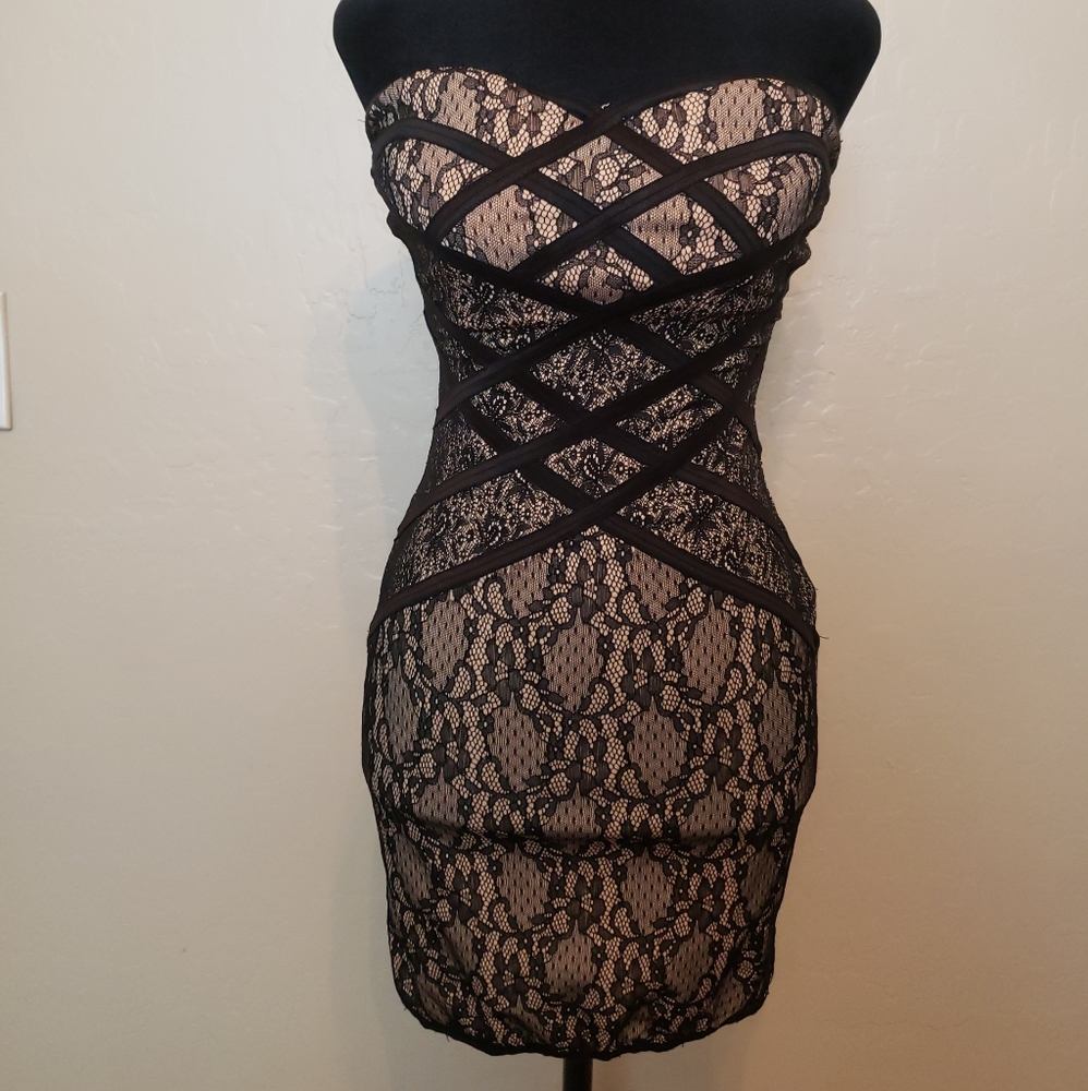 Forever 21 lace midi dress